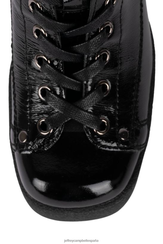 mujer Jeffrey Campbell actualizar-ll charol arrugado negro PHXV4X448 botines