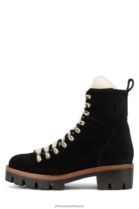 mujer Jeffrey Campbell alcantarilla ante negro marfil PHXV4X367 botines
