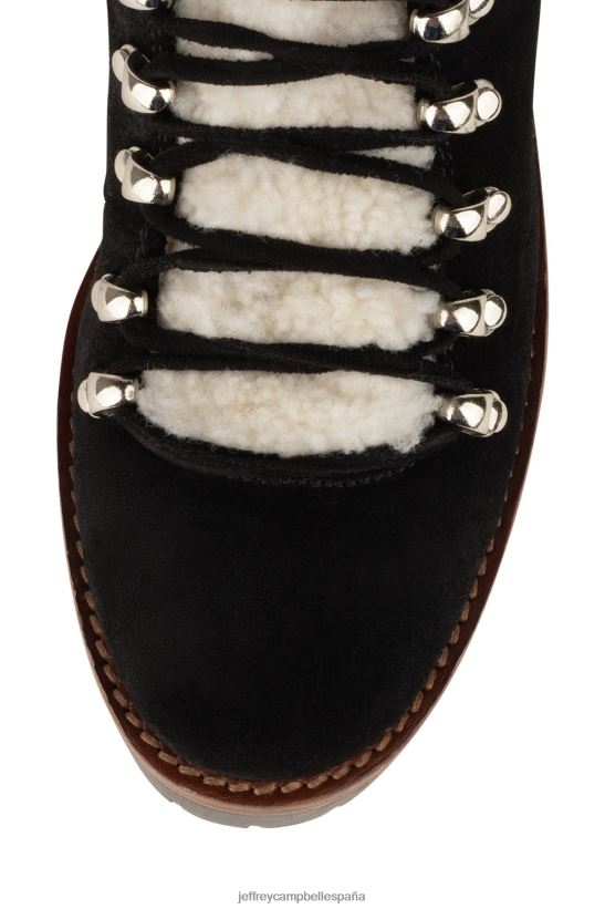 mujer Jeffrey Campbell alcantarilla ante negro marfil PHXV4X367 botines
