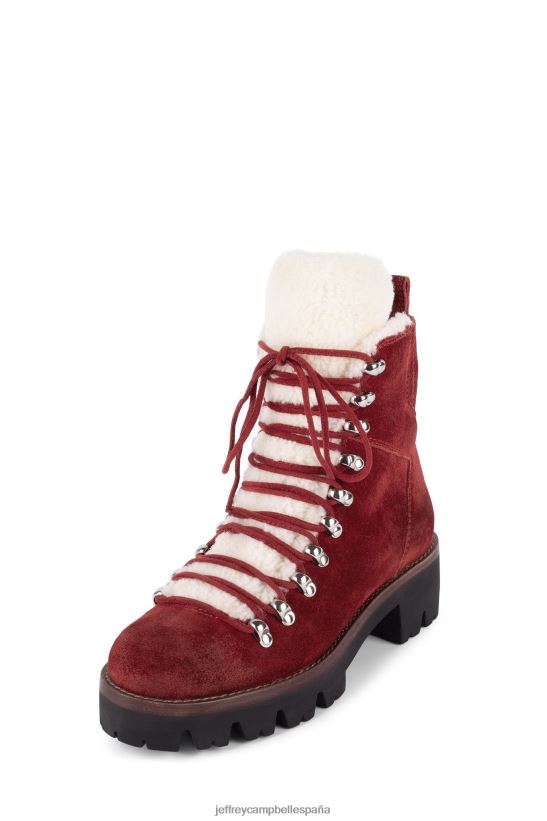 mujer Jeffrey Campbell alcantarilla ante rojo marfil PHXV4X366 botines