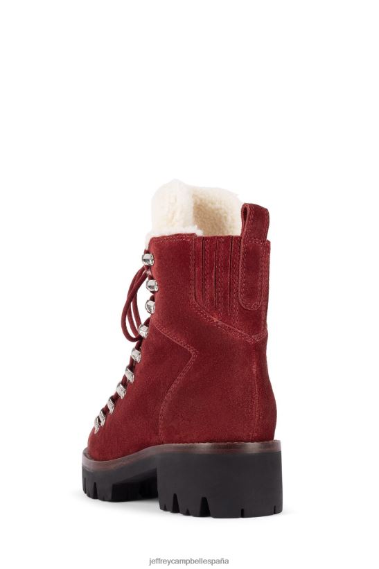 mujer Jeffrey Campbell alcantarilla ante rojo marfil PHXV4X366 botines