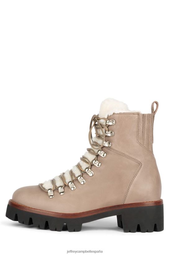 mujer Jeffrey Campbell alcantarilla marfil gris claro PHXV4X380 botines