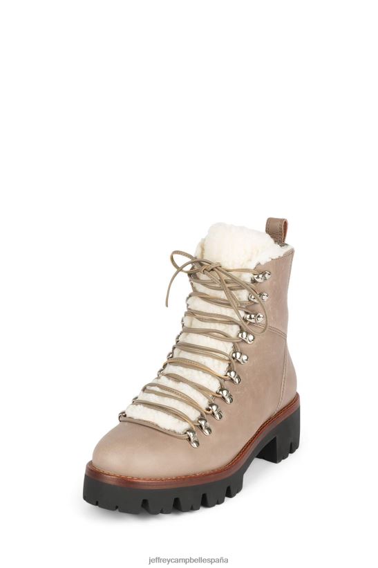 mujer Jeffrey Campbell alcantarilla marfil gris claro PHXV4X380 botines