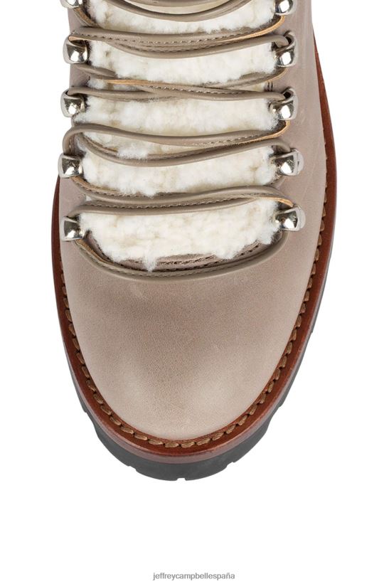 mujer Jeffrey Campbell alcantarilla marfil gris claro PHXV4X380 botines