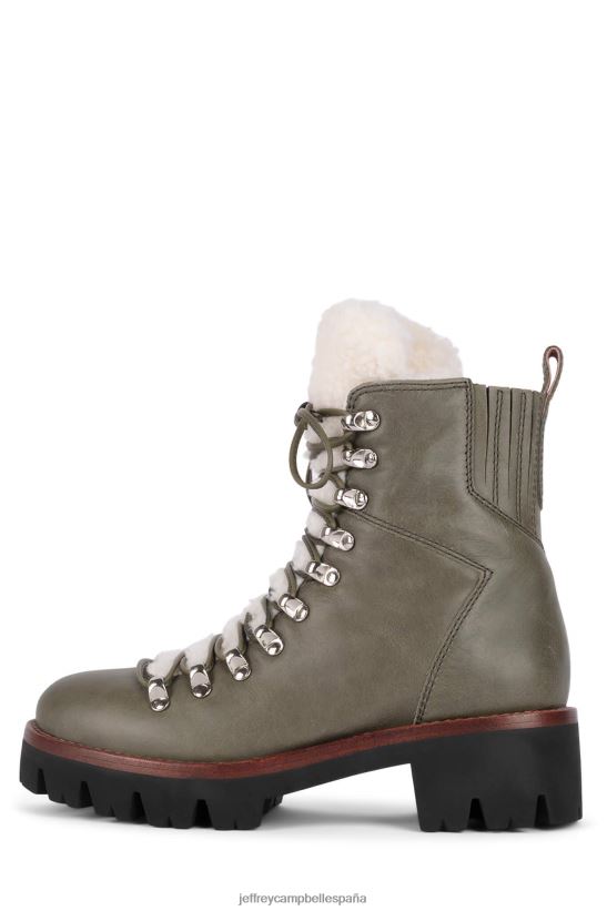 mujer Jeffrey Campbell alcantarilla marfil verde PHXV4X381 botines