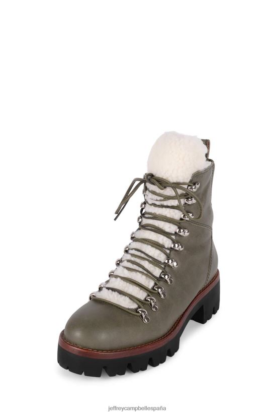 mujer Jeffrey Campbell alcantarilla marfil verde PHXV4X381 botines