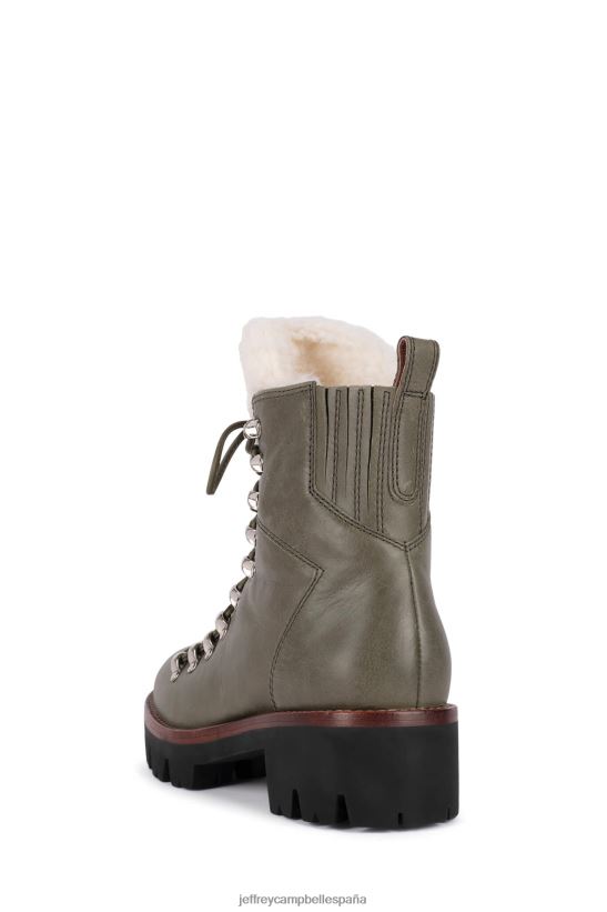 mujer Jeffrey Campbell alcantarilla marfil verde PHXV4X381 botines