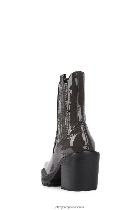 mujer Jeffrey Campbell alce charol gris PHXV4X424 botines