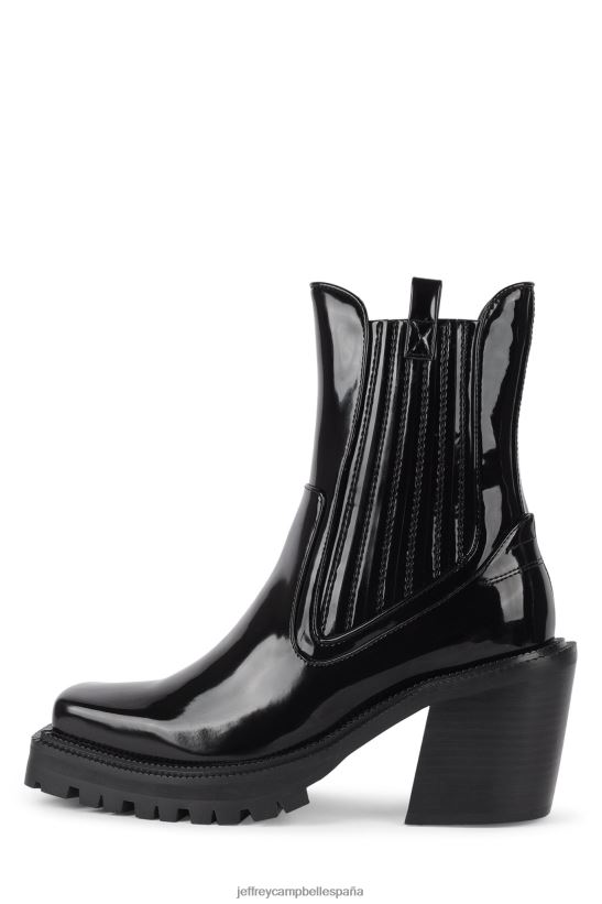 mujer Jeffrey Campbell alce charol negro PHXV4X641 botines