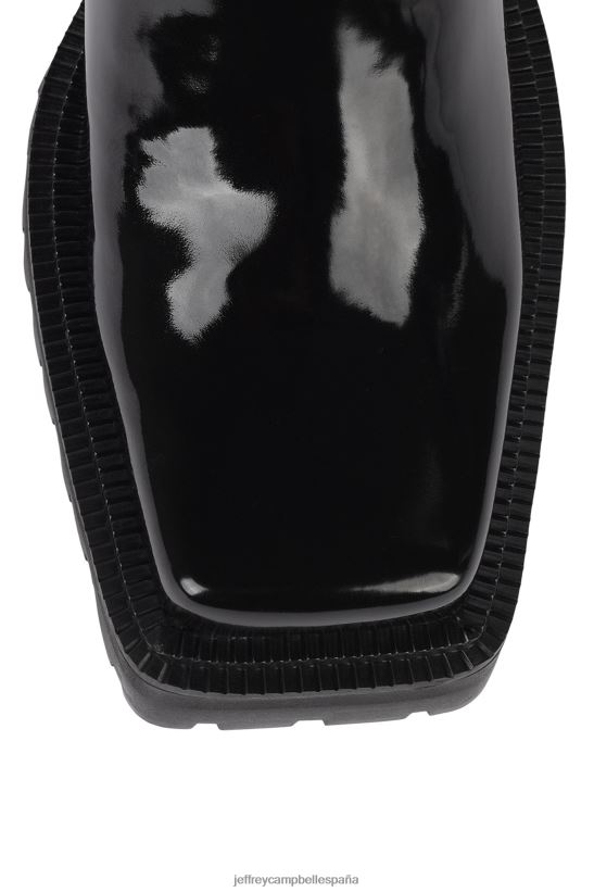 mujer Jeffrey Campbell alce charol negro PHXV4X641 botines