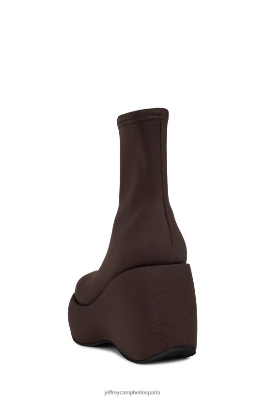 mujer Jeffrey Campbell alita-lo2 neopreno marrón oscuro PHXV4X627 botines