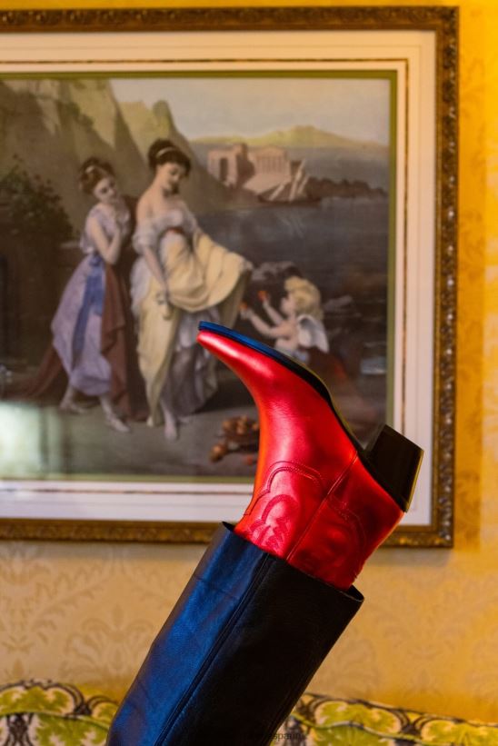 mujer Jeffrey Campbell amarillo rojo metalizado PHXV4X329 botines