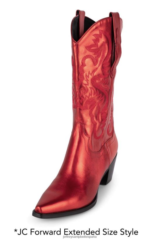 mujer Jeffrey Campbell amarillo rojo metalizado PHXV4X329 botines
