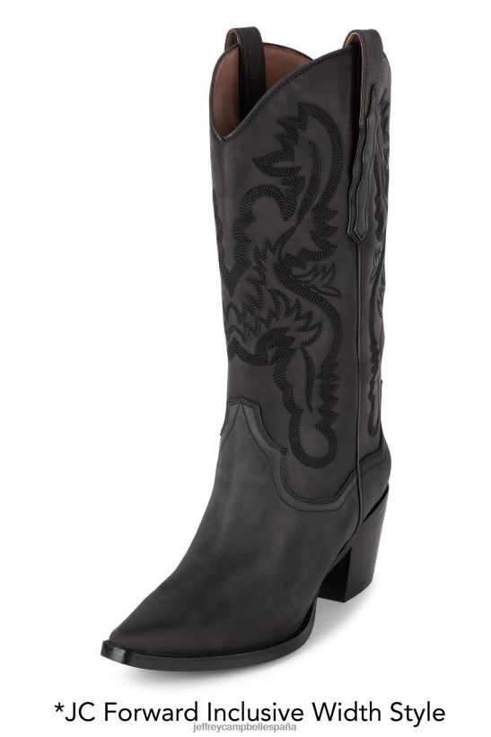 mujer Jeffrey Campbell amistad negro lavado PHXV4X356 botines