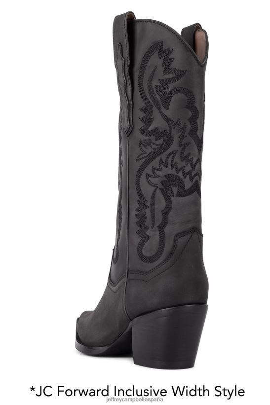 mujer Jeffrey Campbell amistad negro lavado PHXV4X356 botines
