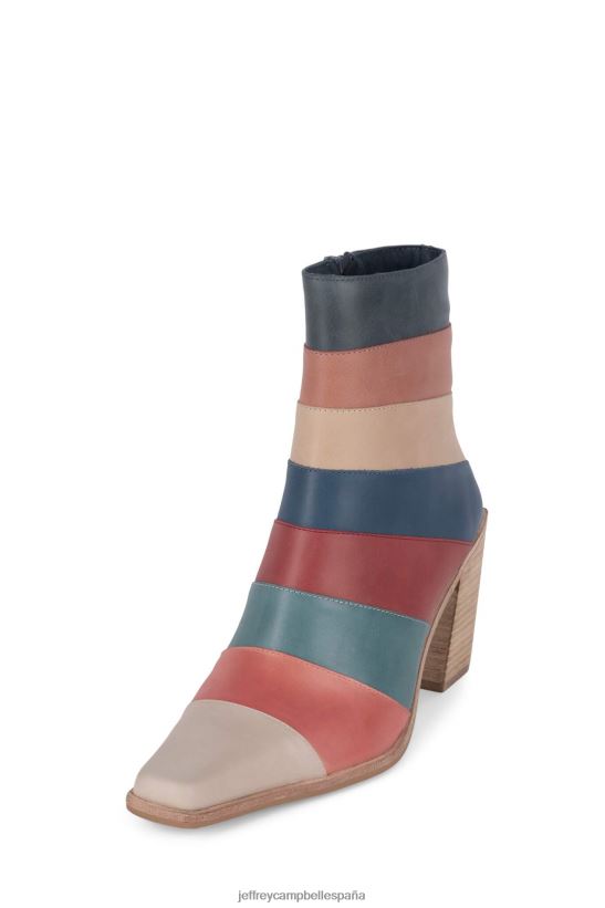 mujer Jeffrey Campbell calimitilc beige brillante multi PHXV4X582 botines