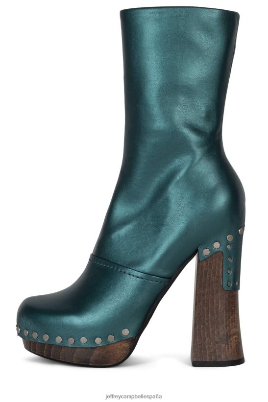 mujer Jeffrey Campbell camarilla verde azulado metalizado PHXV4X507 botines