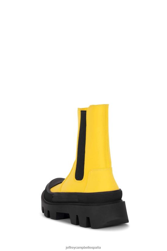 mujer Jeffrey Campbell chico duro amarillo PHXV4X461 botines