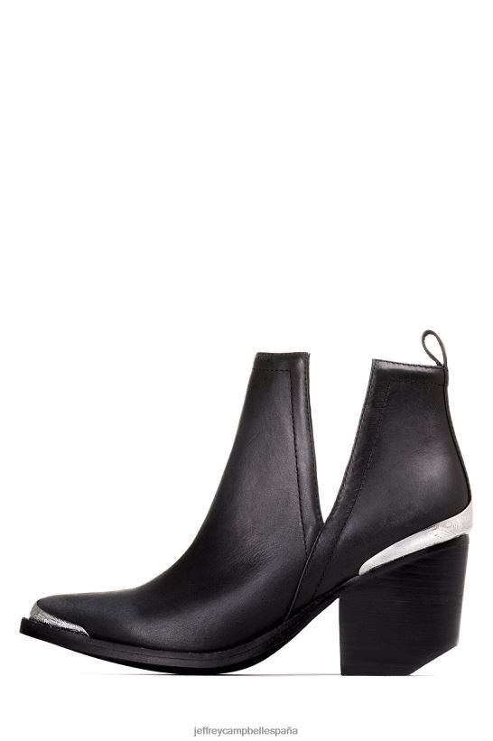 mujer Jeffrey Campbell cromwell negro angustiado PHXV4X375 botines