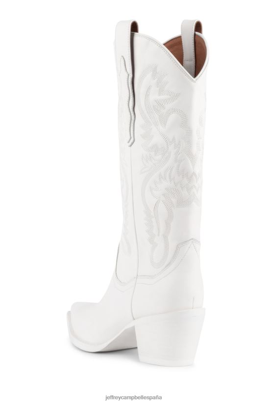 mujer Jeffrey Campbell daga blanco PHXV4X333 botines