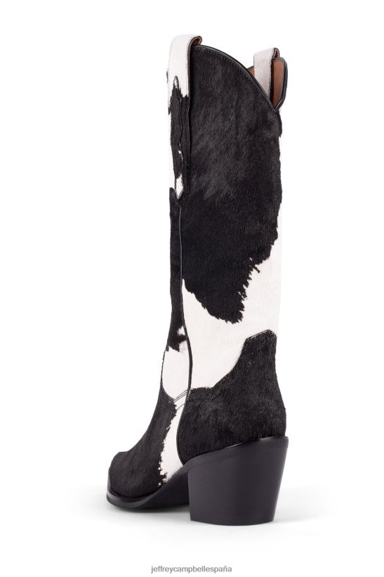 mujer Jeffrey Campbell dagget-f vaca blanca marron PHXV4X646 botines