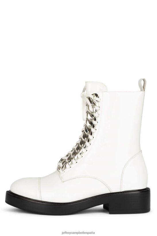 mujer Jeffrey Campbell damon-2h caja blanca plateada PHXV4X415 botines