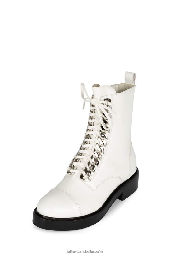 mujer Jeffrey Campbell damon-2h caja blanca plateada PHXV4X415 botines