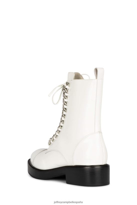 mujer Jeffrey Campbell damon-2h caja blanca plateada PHXV4X415 botines