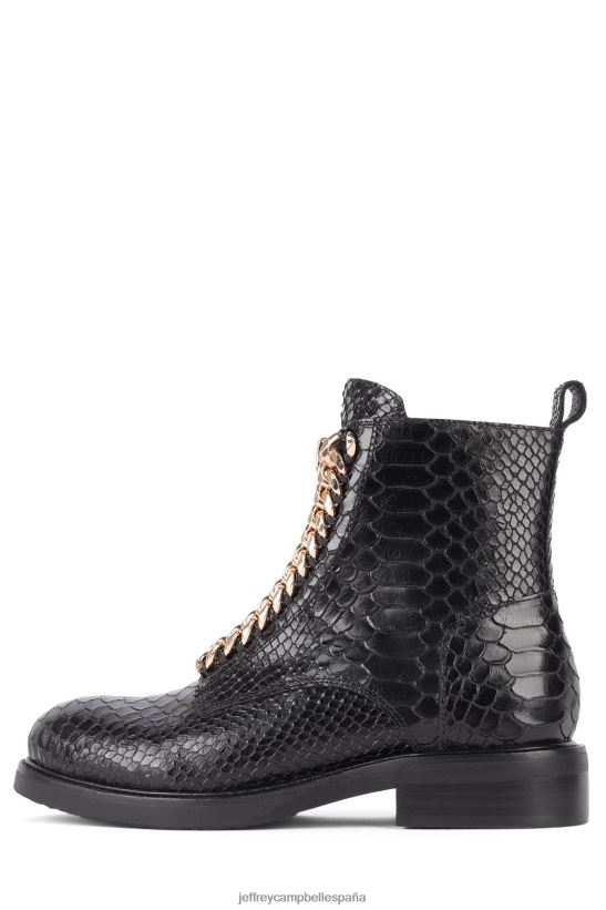 mujer Jeffrey Campbell damon-z serpiente negra PHXV4X383 botines