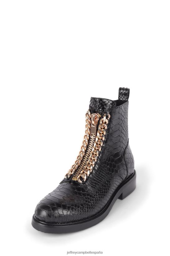 mujer Jeffrey Campbell damon-z serpiente negra PHXV4X383 botines