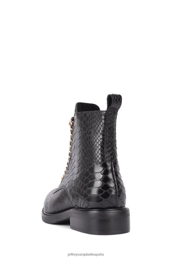 mujer Jeffrey Campbell damon-z serpiente negra PHXV4X383 botines