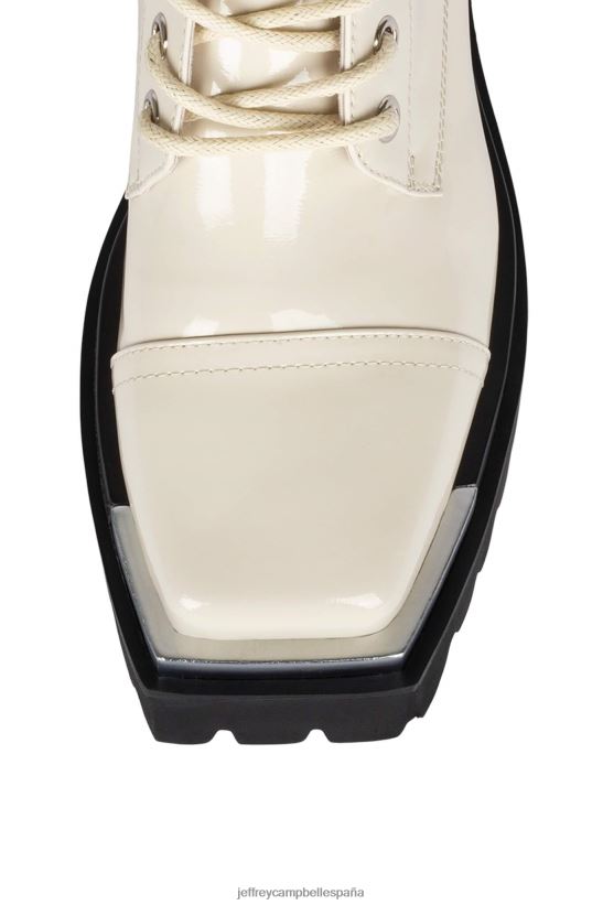 mujer Jeffrey Campbell dedica charol marfil arrugado PHXV4X386 botines