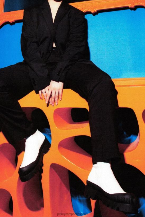 mujer Jeffrey Campbell difícil blanco PHXV4X376 botines