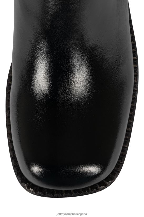 mujer Jeffrey Campbell ejecutante pila de esmalte marrón negro PHXV4X613 botines