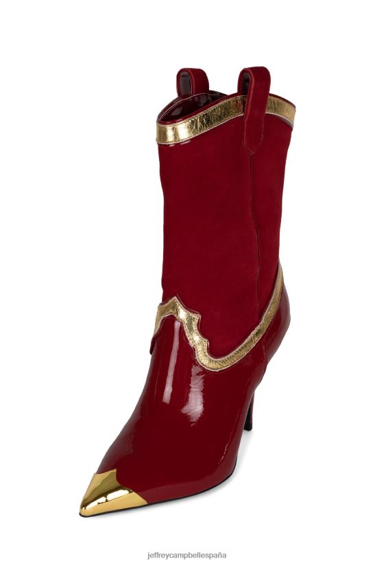 mujer Jeffrey Campbell el-paso multi rojo PHXV4X606 botines