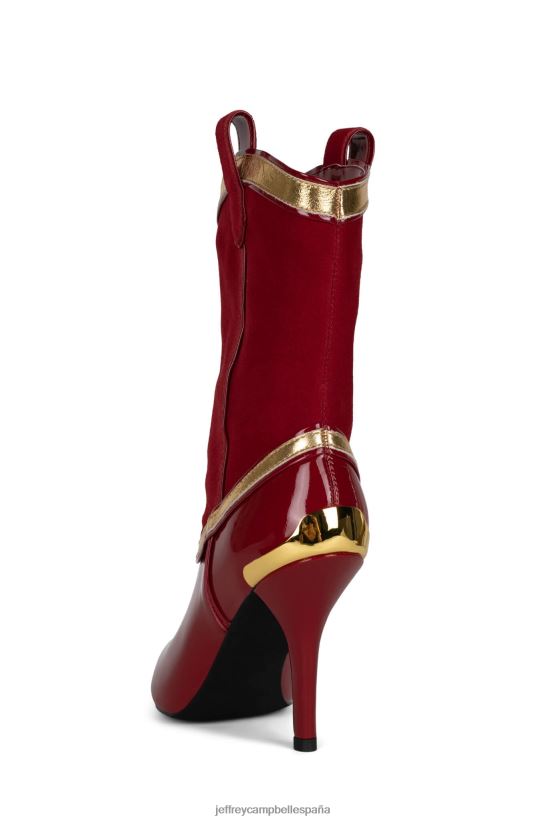 mujer Jeffrey Campbell el-paso multi rojo PHXV4X606 botines