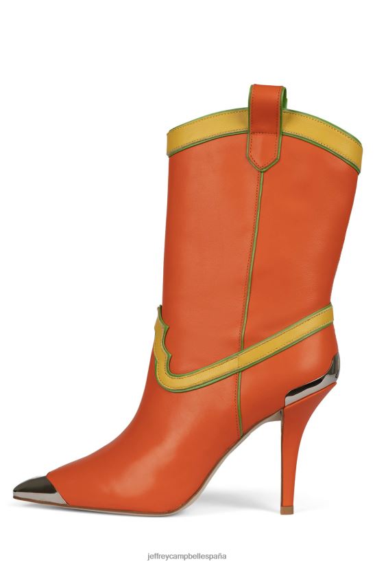 mujer Jeffrey Campbell el-paso naranja multi PHXV4X604 botines