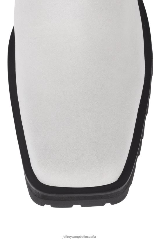 mujer Jeffrey Campbell elkins-bk nubuck marfil PHXV4X426 botines