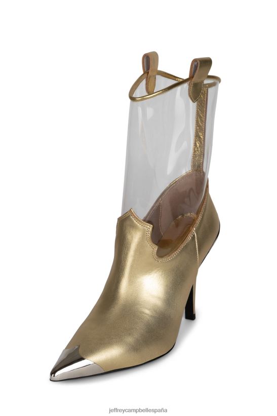 mujer Jeffrey Campbell elpaso-v oro claro PHXV4X643 botines