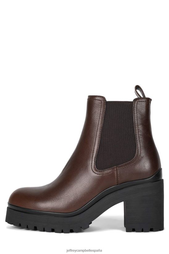 mujer Jeffrey Campbell escoba marron oscuro PHXV4X499 botines
