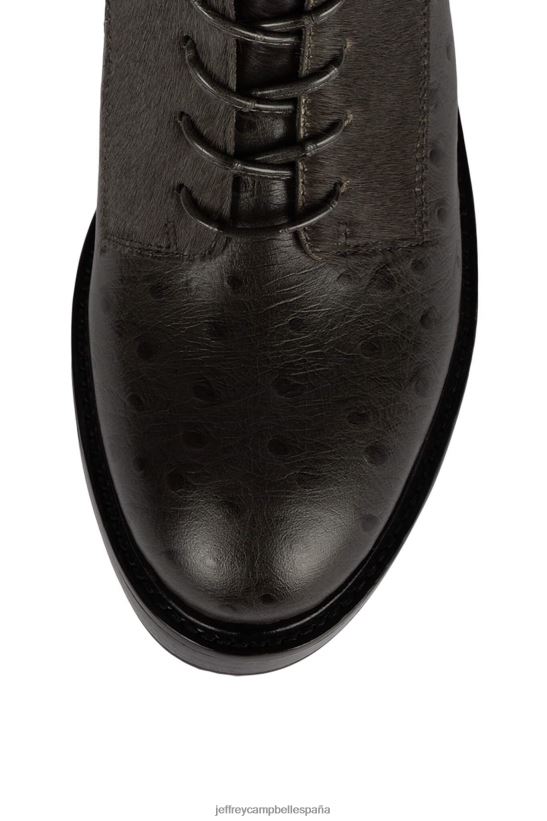 mujer Jeffrey Campbell fischer-hf combo exótico gris oscuro PHXV4X400 botines