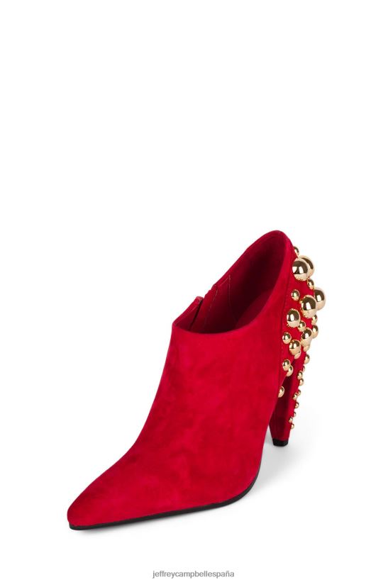 mujer Jeffrey Campbell galopa ante rojo dorado PHXV4X387 botines