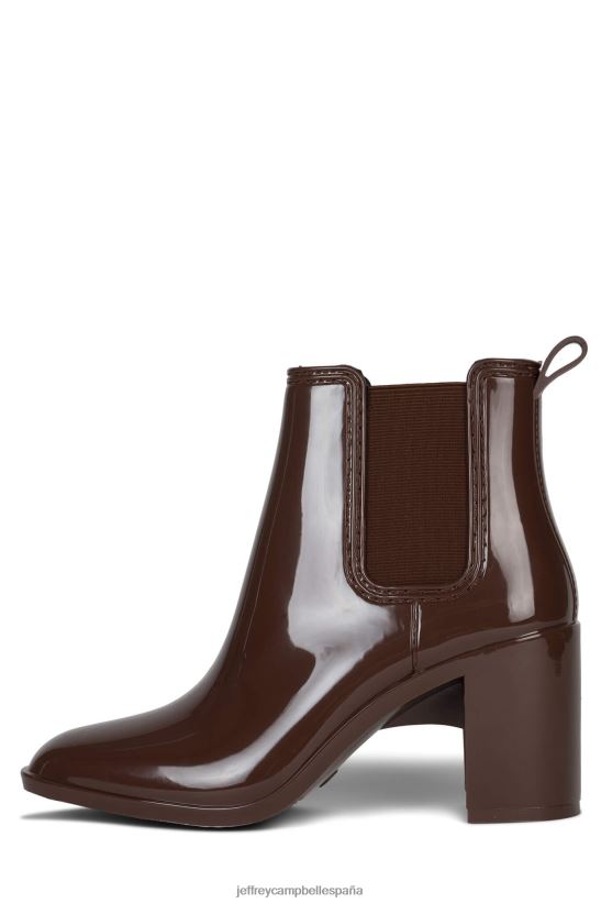 mujer Jeffrey Campbell huracán2 café brillante PHXV4X897 botines