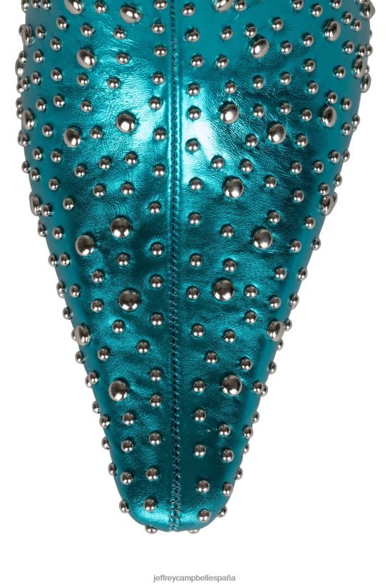 mujer Jeffrey Campbell icónico-e aguamarina metalizada PHXV4X526 botines