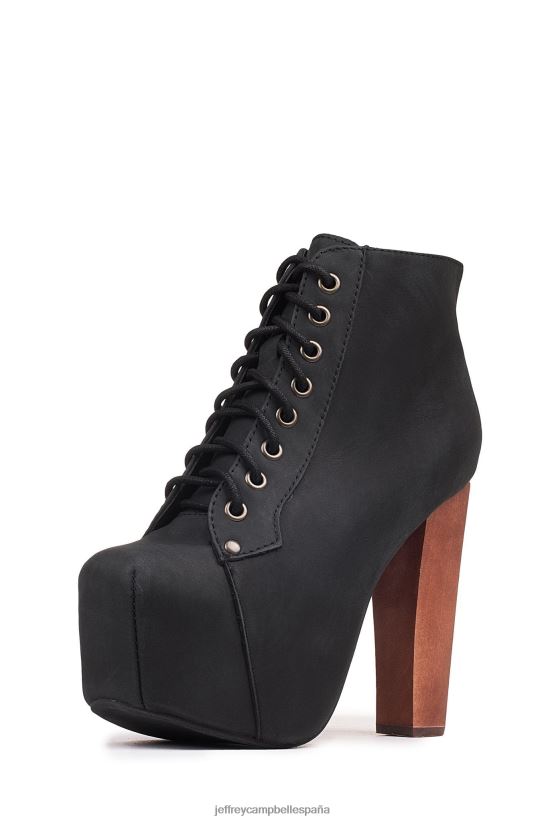 mujer Jeffrey Campbell lita negro angustiado PHXV4X339 botines