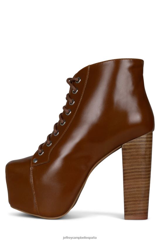 mujer Jeffrey Campbell lita pila natural bronceada PHXV4X493 botines