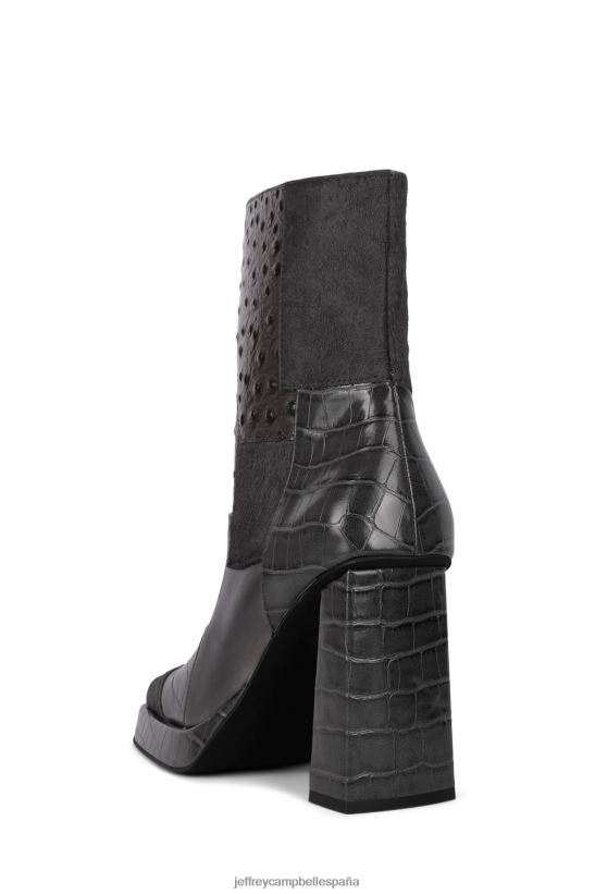 mujer Jeffrey Campbell maximal-lc combo exótico gris PHXV4X619 botines