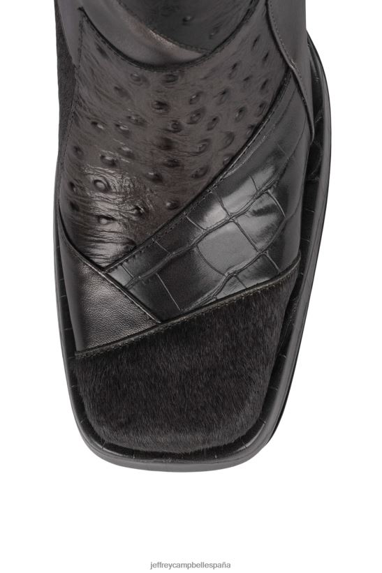 mujer Jeffrey Campbell maximal-lc combo exótico gris PHXV4X619 botines