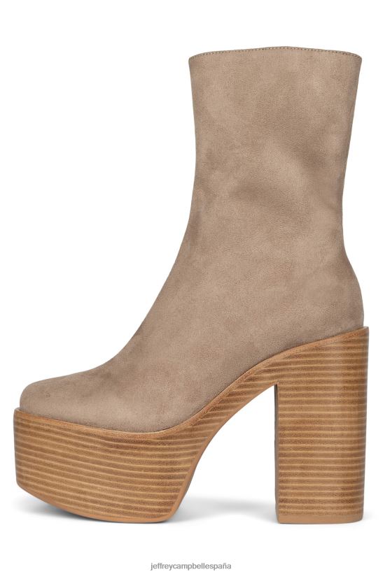mujer Jeffrey Campbell mexico-3 pila de ante marrón topo PHXV4X618 botines