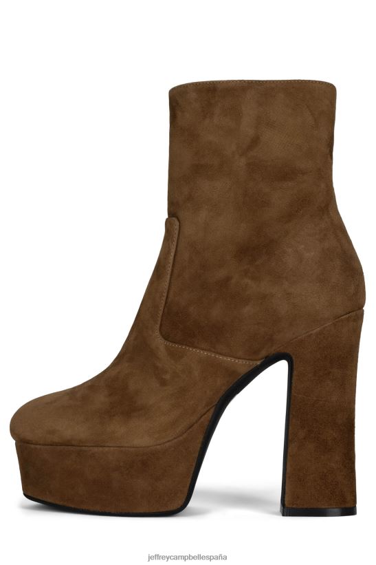 mujer Jeffrey Campbell mocoso-z gamuza bronceada PHXV4X563 botines